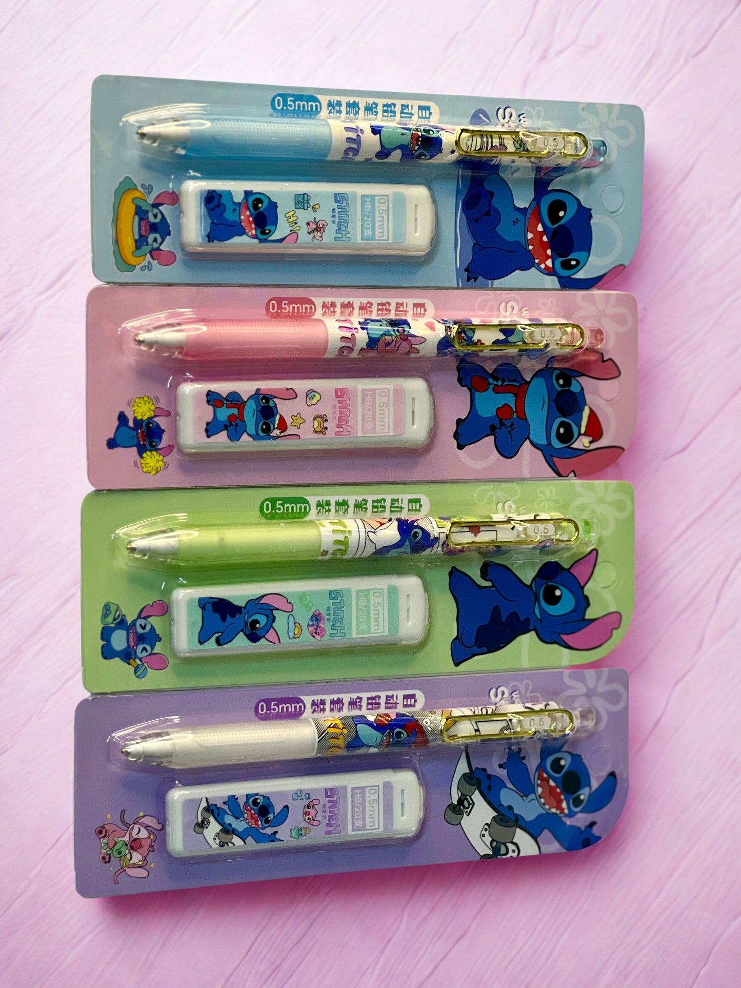 Stitch – Mechanical Pencil Set (0.5mm)