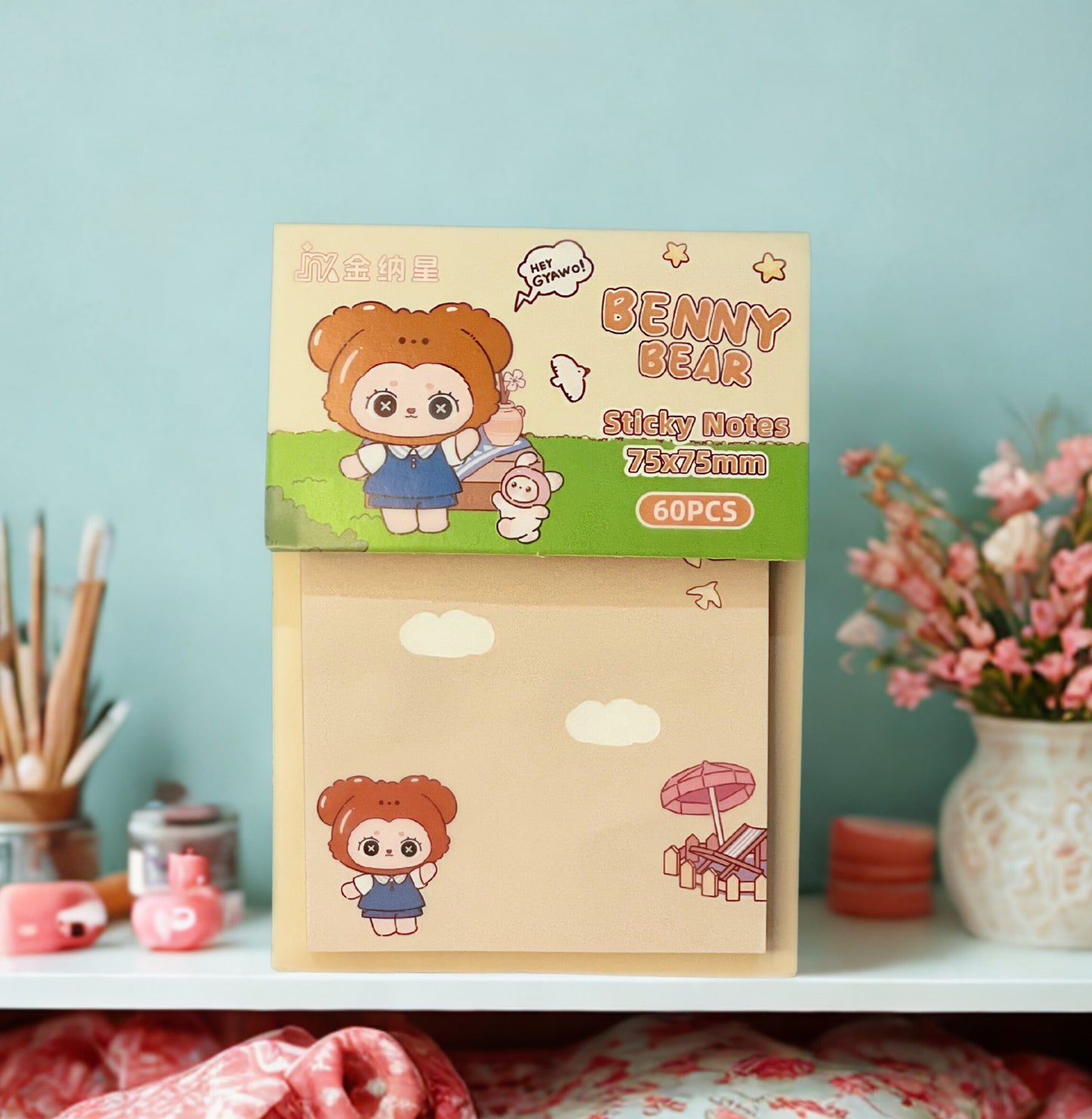 Baby Labubu Clouds Sticky Notes