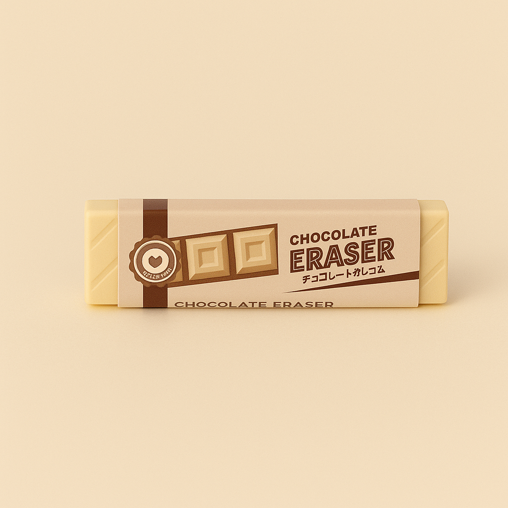Realistic Chocolate Bar Eraser