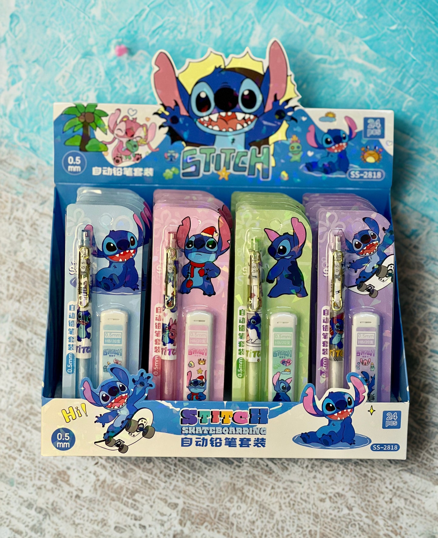Stitch – Mechanical Pencil Set (0.5mm)