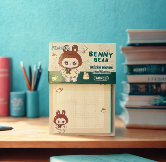 Baby Labubu Grid Sticky Notes