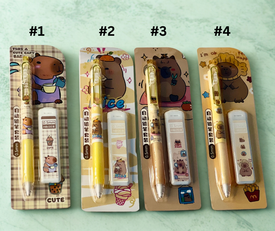 I'm a Capybara – Mechanical Pencil Set (0.5mm)