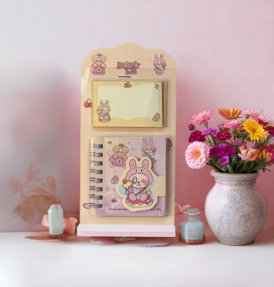 Berry Baby Labubu - Memo Pad & Mini Notebook Set