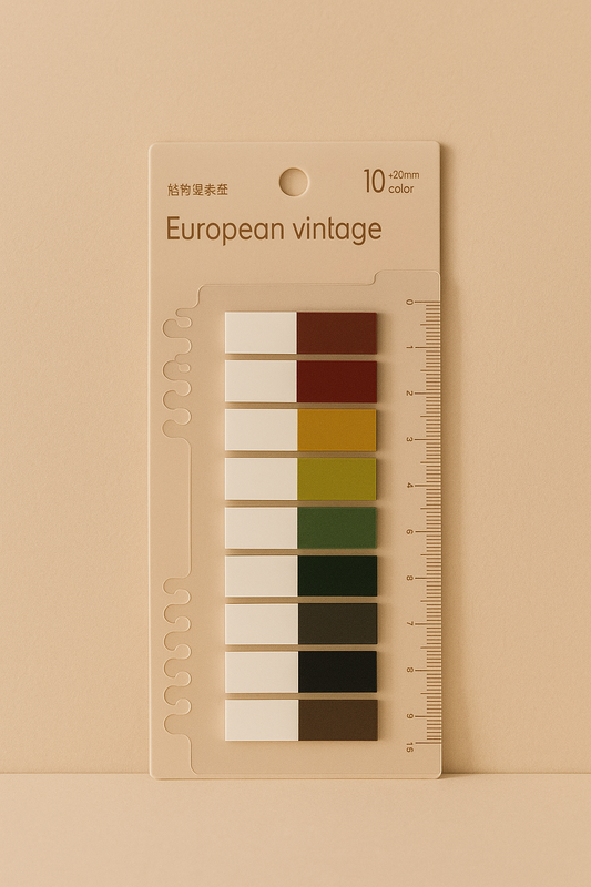 European Vintage Index Sticky Tabs