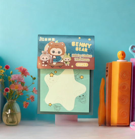 Baby Labubu Star Sticky Notes