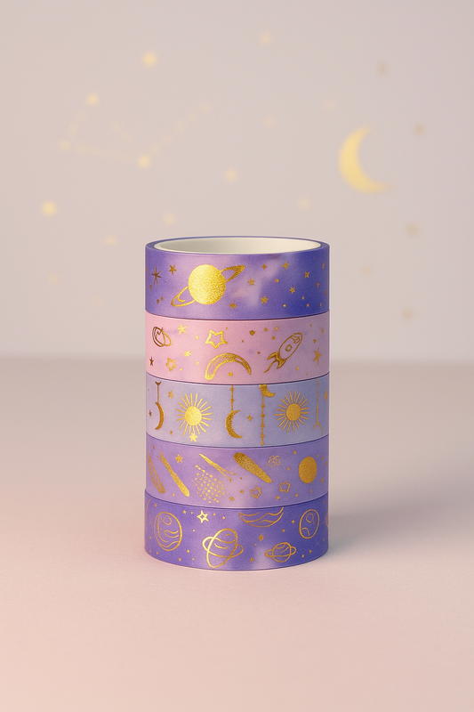 Milky Way Magic Washi Tape Set - 6 Rolls