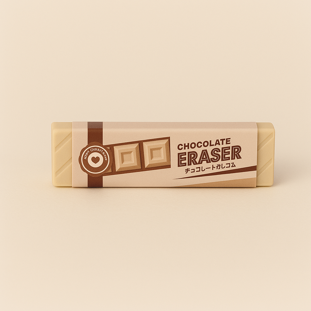 Realistic Chocolate Bar Eraser