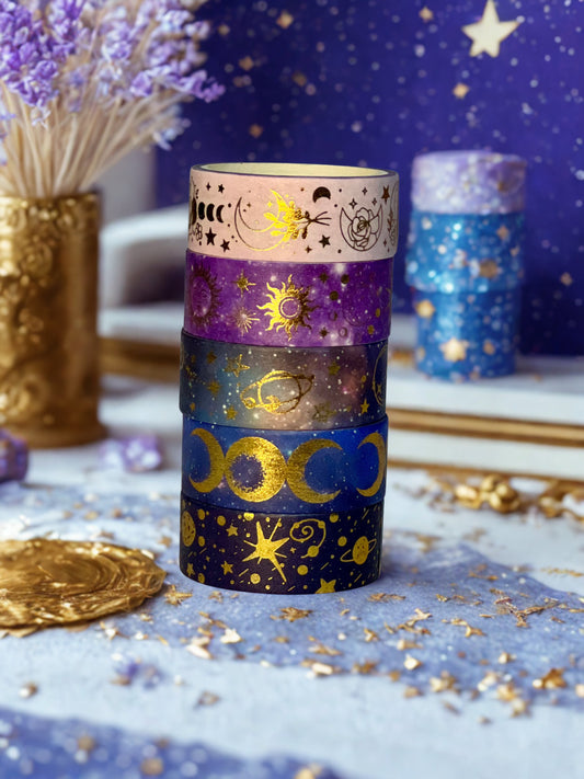 Lunar Eclipse Washi Tape Set - 6 Rolls