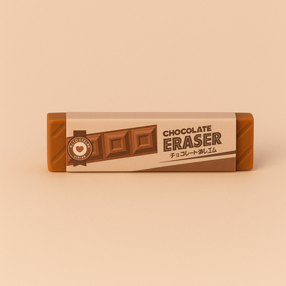Realistic Chocolate Bar Eraser
