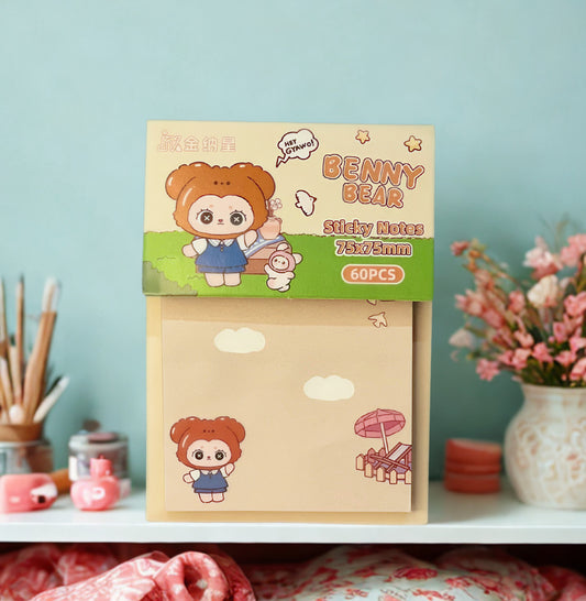 Baby Labubu Clouds Sticky Notes
