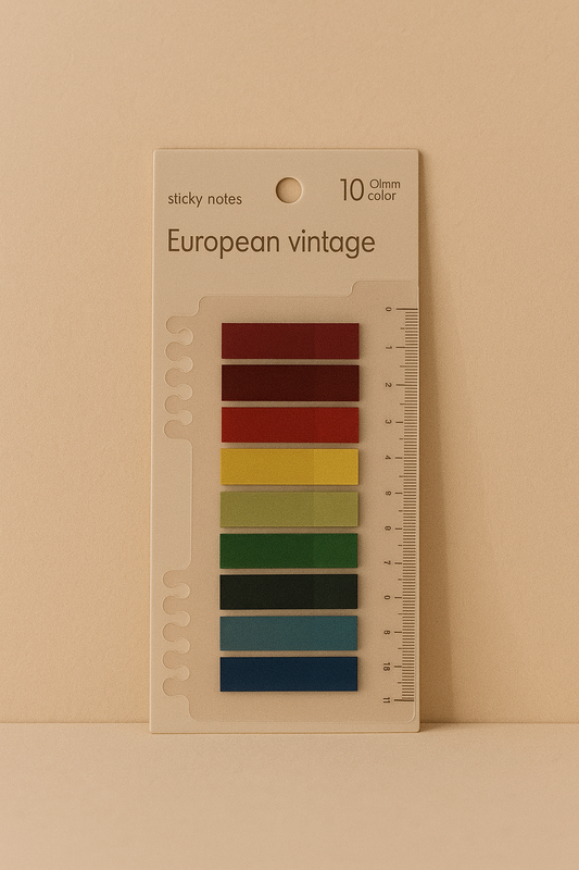 European Vintage Sticky Tabs
