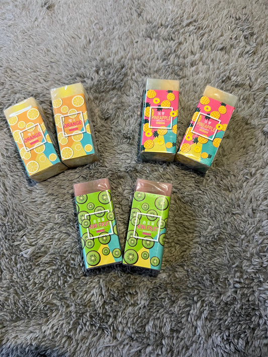 Fruit-Themed Erasers
