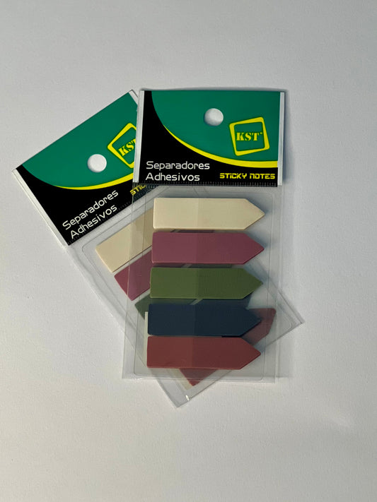 Muted Tones Arrow Sticky Tabs