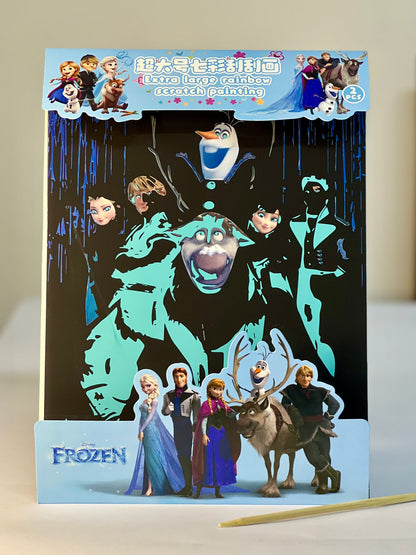 Scratch Art Set - Frozen Magic –  2 Sheets