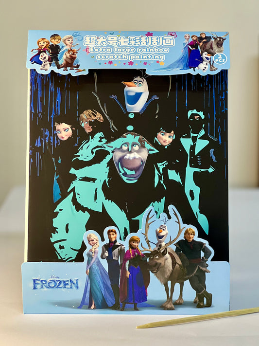 Scratch Art Set - Frozen Magic –  2 Sheets