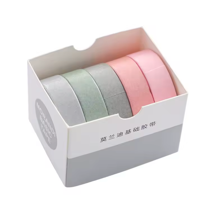Muted Harmony Washi Tape Set - 5 Rolls