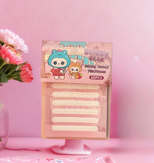 Baby Labubu Pink Sticky Notes