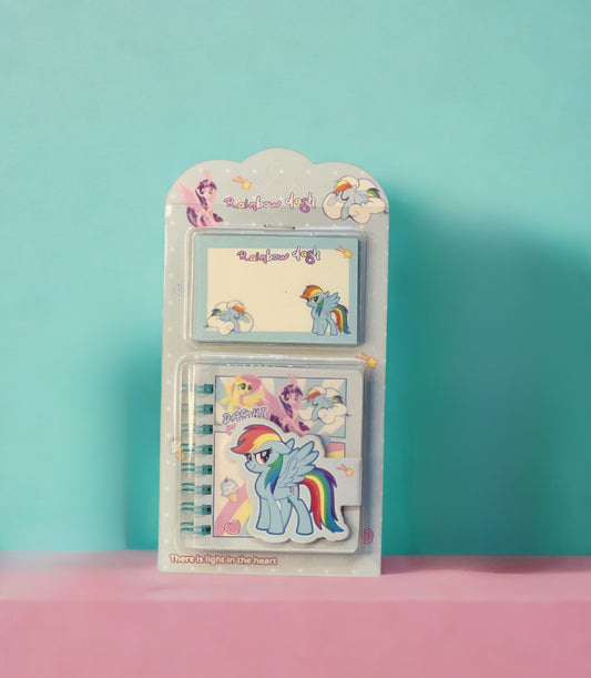 Rainbow Dash - Memo Pad & Mini Notebook Set
