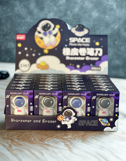 Space Explorer 2-in-1 Eraser & Sharpener