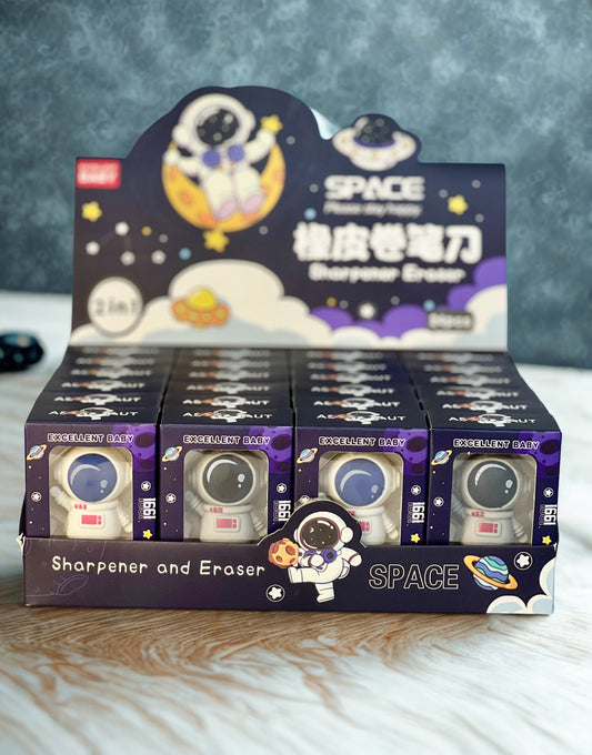 Space Explorer 2-in-1 Eraser & Sharpener