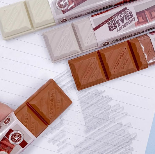 Realistic Chocolate Bar Eraser