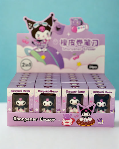 Kuromi 2-in-1 Sharpener & Eraser
