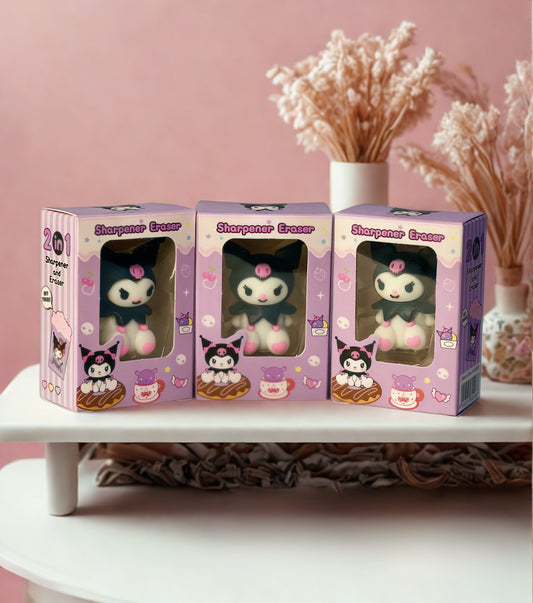 Kuromi 2-in-1 Sharpener & Eraser